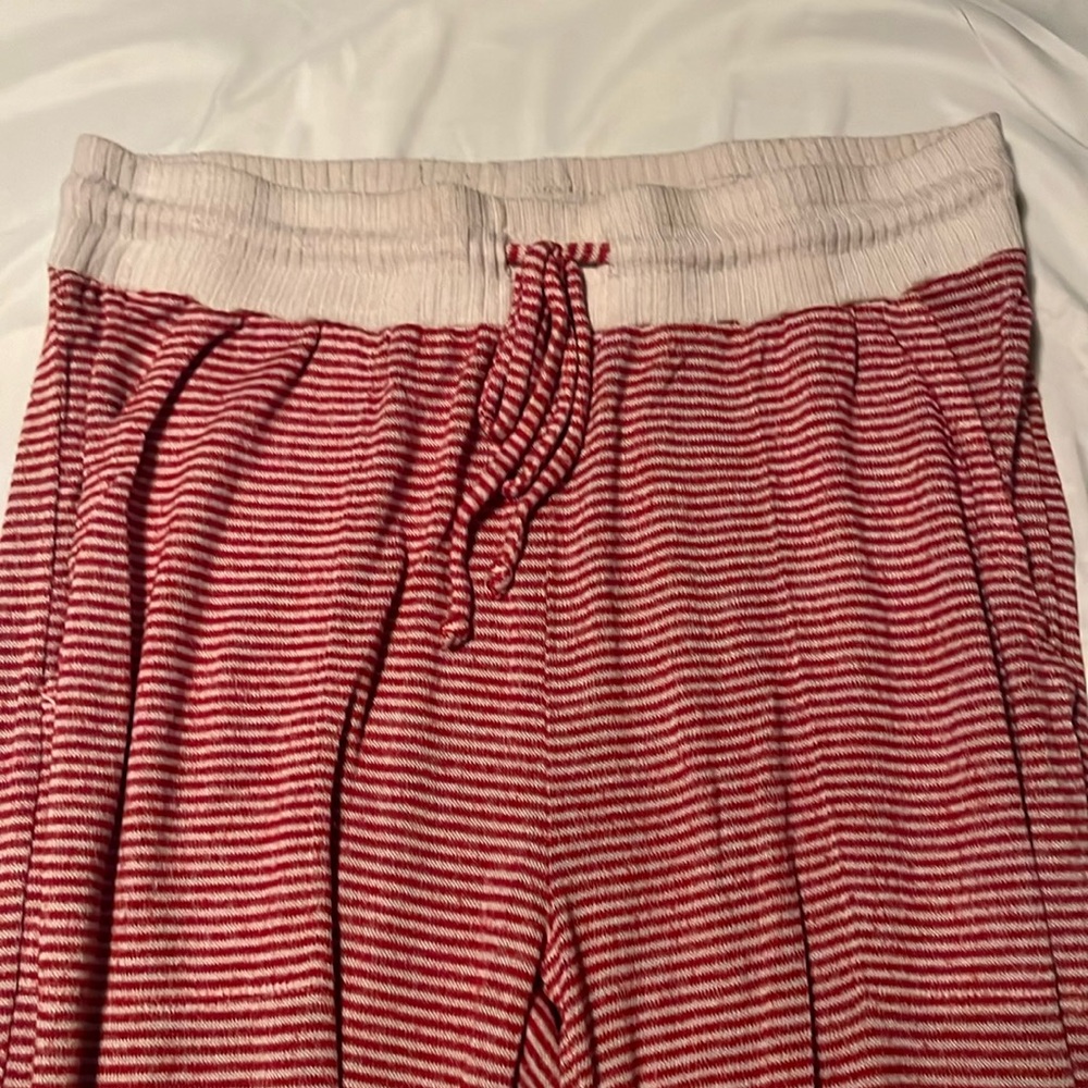 Candy cane pajama pants